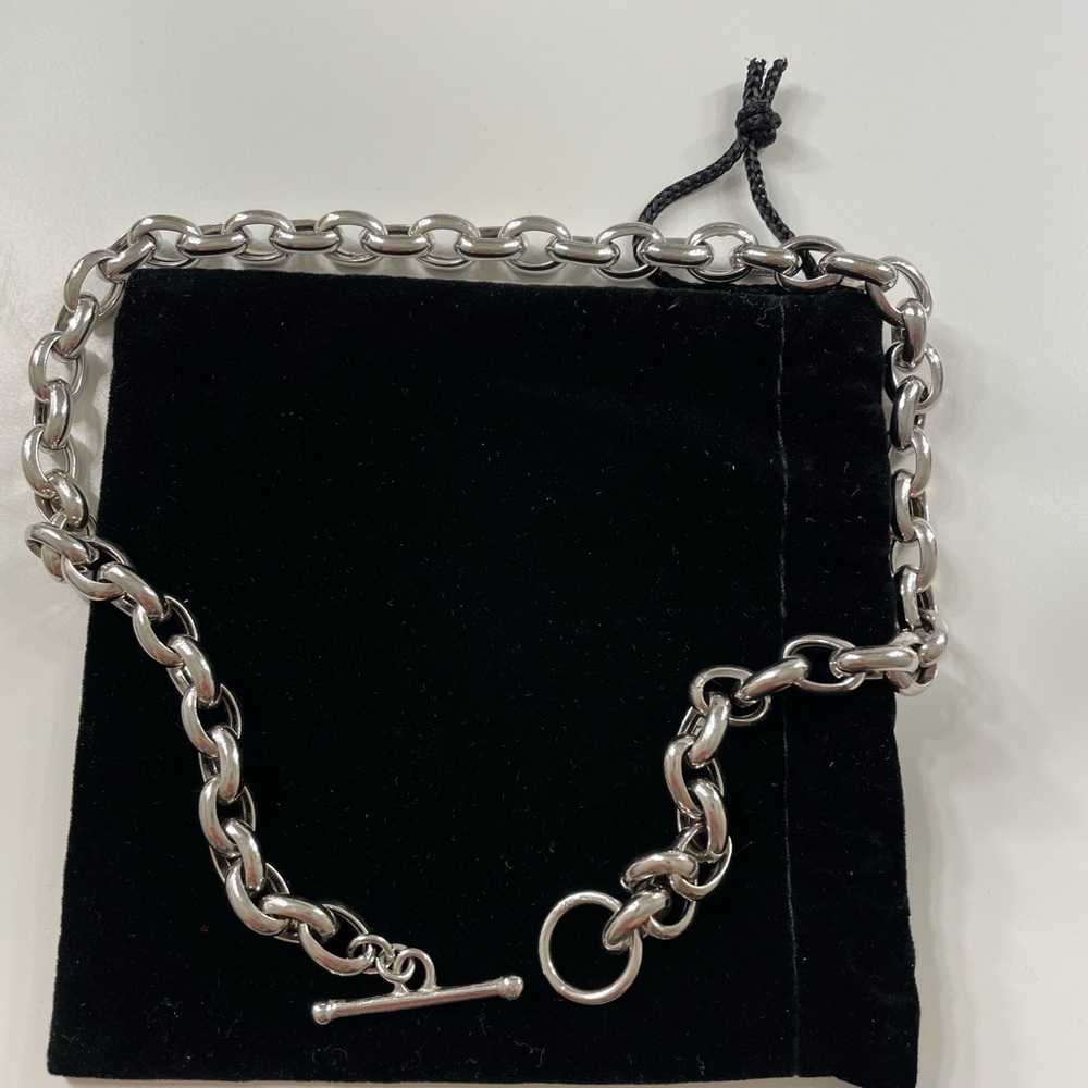 COPY - COPY - Toggle long link necklace..